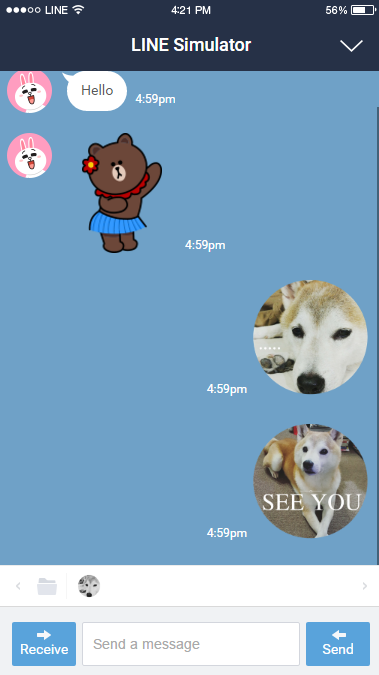 Line 熱門貼圖下載 狗狗的日常 攝影版 行動版